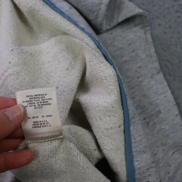 Anthropologie Jacket Womens Small Gray Saturday Sunday Lake Ridge Sweatshirt - Picture 10 of 13